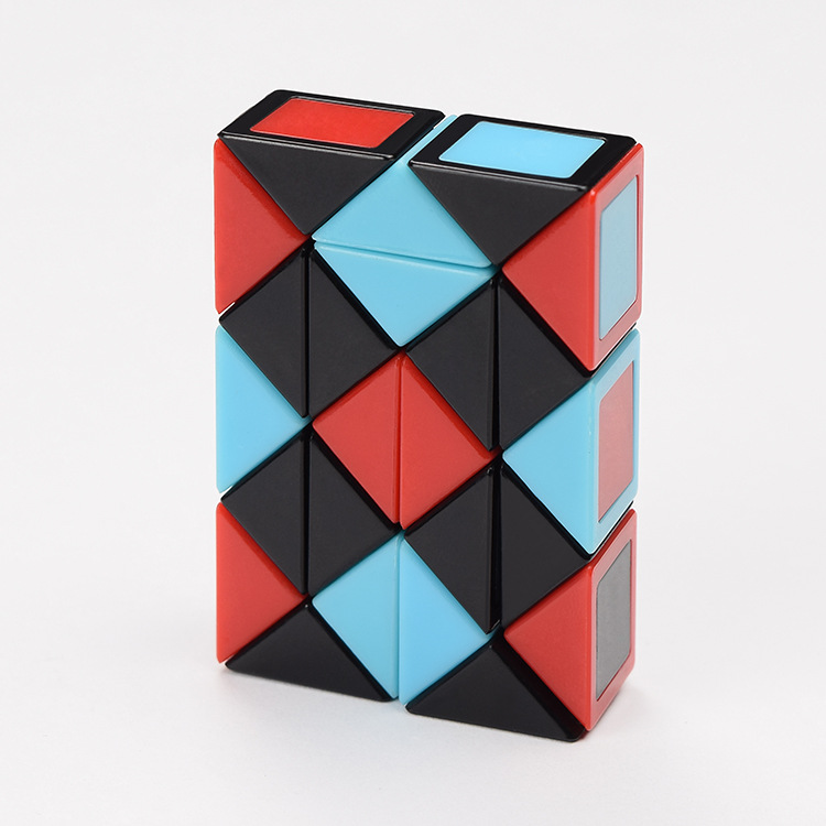 The 24-piece small and medium-sized magic Ruler is a plastic Rubik's cube stick for children and kindergartens, an educational and educational toy Item Picture