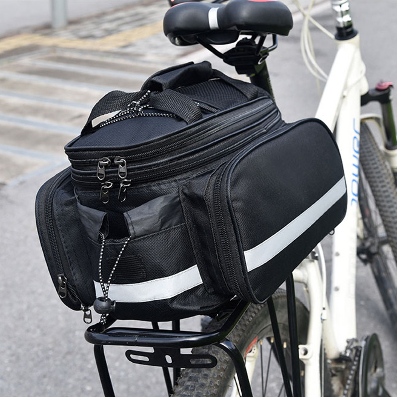 Bicycle pack, mountain bike, rear rack pack, large-capacity waterproof rear seat, tail camel pack, long-distance Sichuan-Xizang cycling equipment Specification image