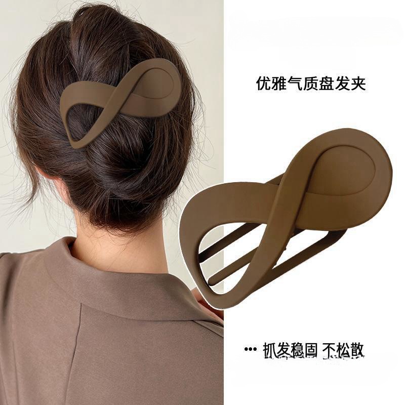 网红新款高级感发夹女后脑勺抓夹盘发神器头发夹子鸭嘴夹发卡头饰