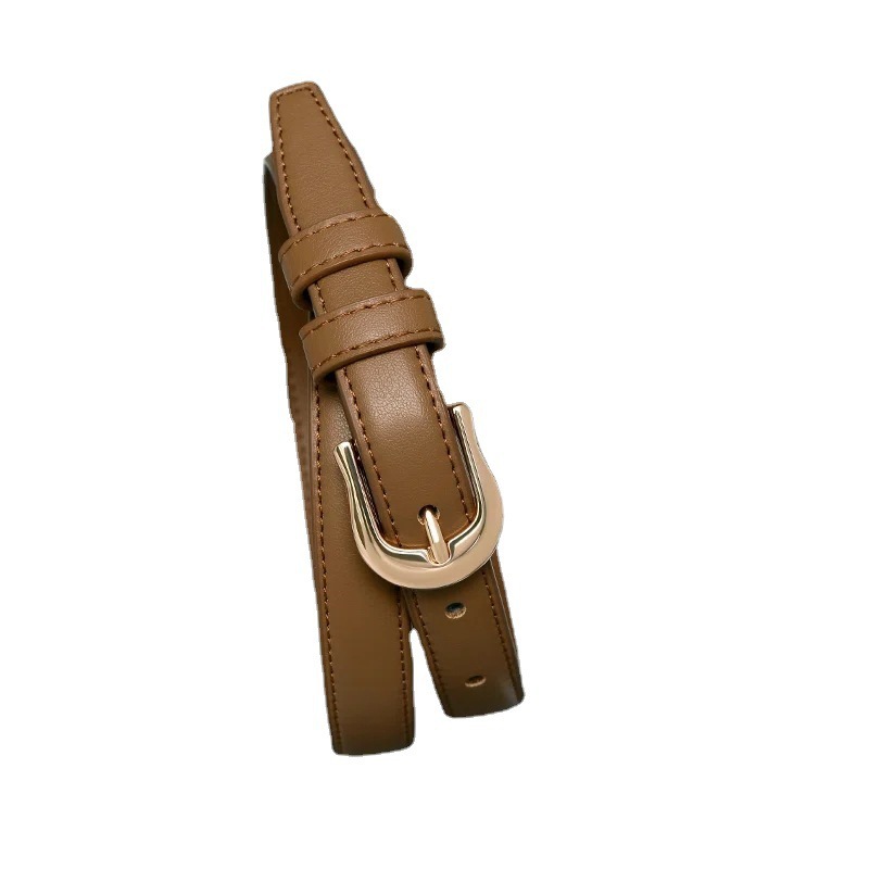 皮带/懒人腰带/腰带/男士皮带/腰带扣女韩版白底实物图