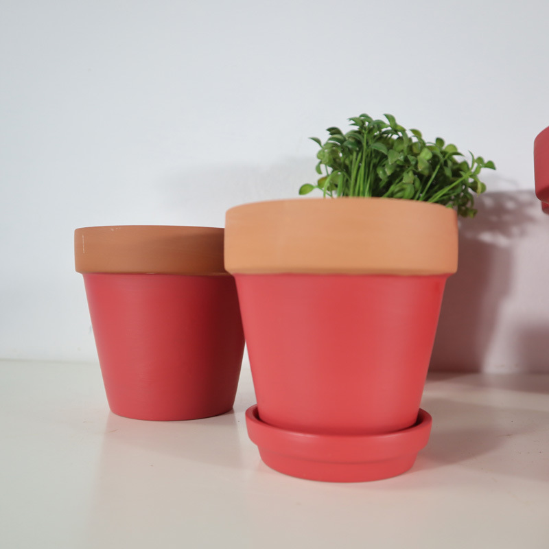 花盆/大号陶瓷花盆/朔料花盆/塑料花盆/铁艺椰棕吊篮产品图