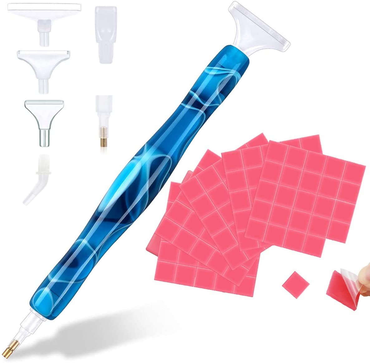 孔雀钻石画/钻石贴画/钻画/砖石贴画/阿拉伯钟白底实物图