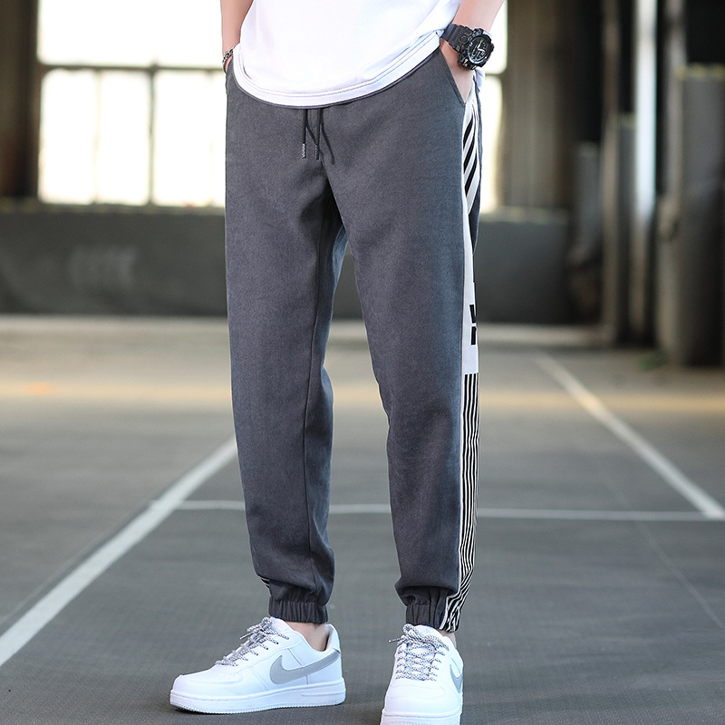 Men's Korean style tapered pants, one-piece consignment, loose youth sports pants, autumn new style casual pants for men Application Scenario