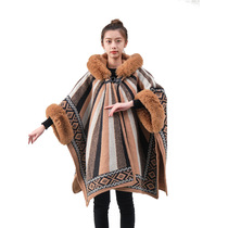 Fashion cape cape and velvet fashion high-end cape manufacturers direct 52