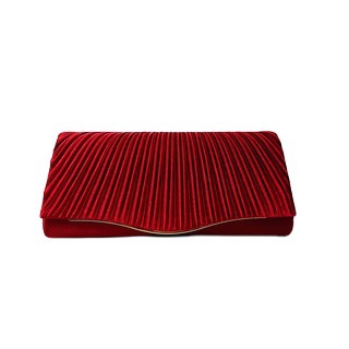 Europe And The United States Big Color Ding Fold Hand Oblique Across Dinner Bag Simple Solid Color Hand Bag Women's Senior Sense Purse Item Picture