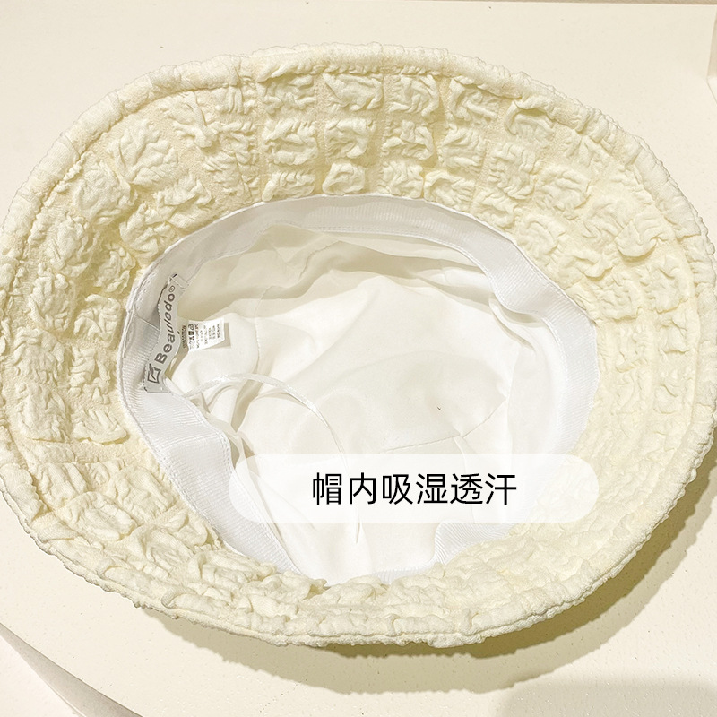2023 Spring Summer Korean Version Of All Dome Sun Hat Breathable Sunscreen Fisherman Hat Outdoor Sports Women's Hat Wholesale details Picture