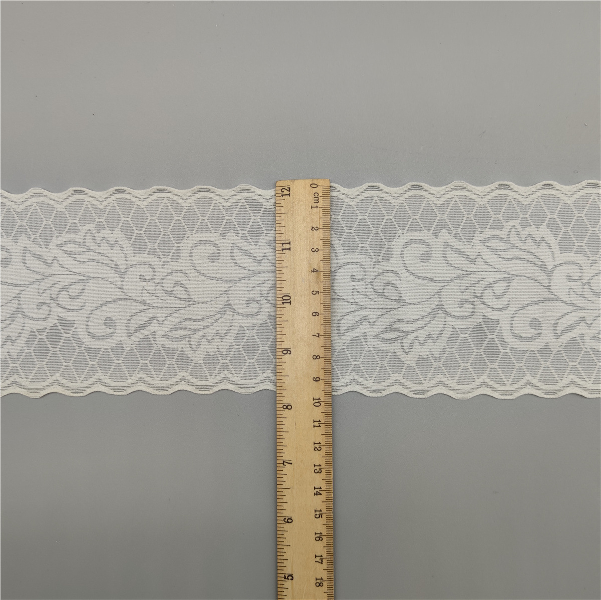 10cm lace elastic trim, skirt hem, children's wear, wedding dress, decorative hem, clothing trim, lace edge details Picture