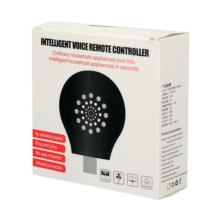 Smart remote control, air conditioner wholesale, TV voice, smart infrared home appliances, lazy person speaking controller, AI companion Specification image