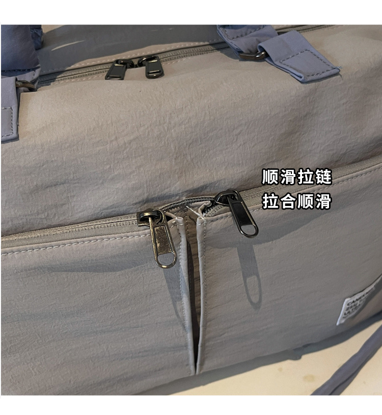 跨境批发大容量可套拉杆外出单肩旅行包轻便手提健身瑜伽包旅游包详情8