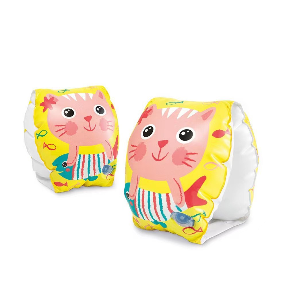 NTEX 56665 Children's inflatable swimming vest arm ring, big kids training water sleeve, baby pool buoyancy, armpit ring Item Picture