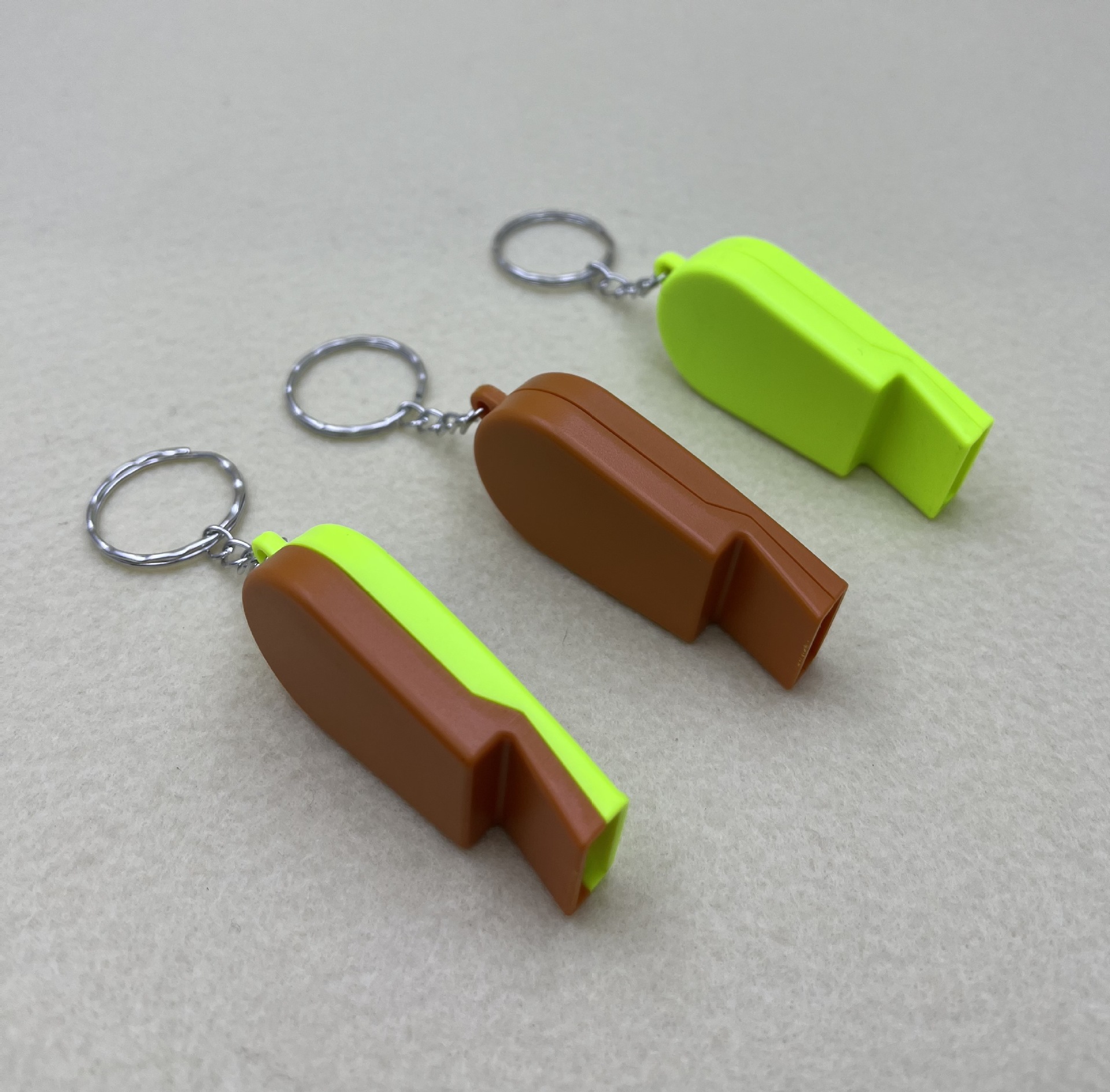 H2-1 Multi-functional keychain Whistle Compass Student Gift Travel Compass details Picture