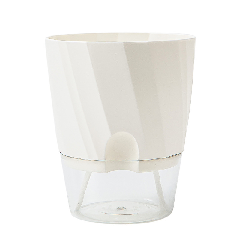 Carefully selected cross-border self-absorbing pothos flowerpots for lazy people, hydroponic and hydroponic flowerpots, direct wholesale from the manufacturer, stackable flowerpots Item Picture