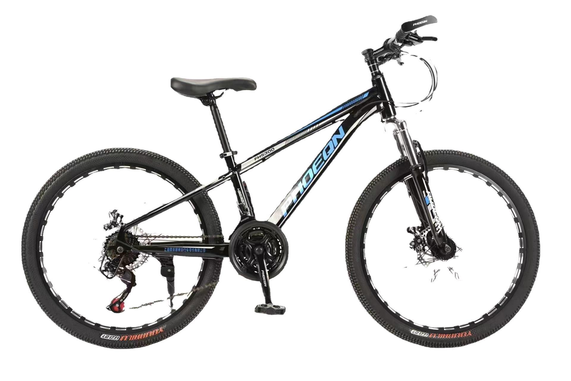 Phoenix Bike Mountain Bike Bend Disc Brake Mountain Variable Speed Bike Racing Light Adult Male And Female Style Item Picture