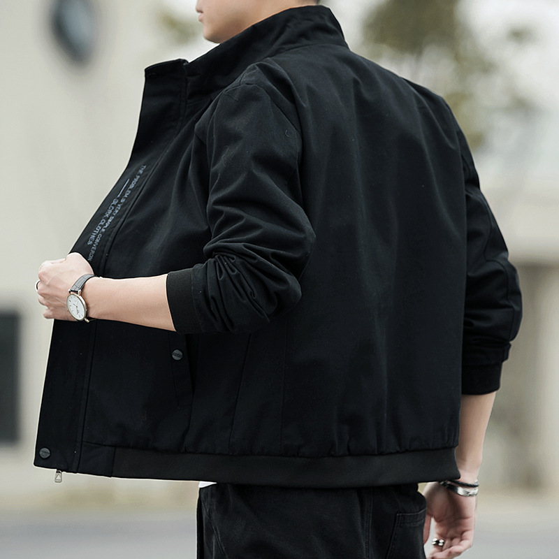 Men's spring and Autumn casual men's jacket 2025 Spring new workwear trendy men's jacket Specification image