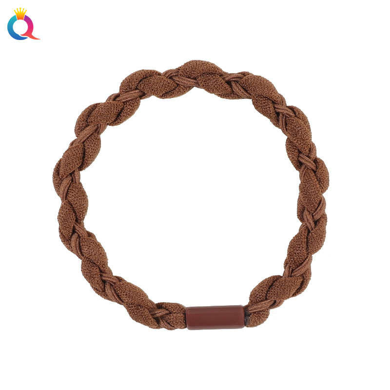 Qiyue Cross-border Amazon Basic high-elasticity rubber band, versatile hair bands, hair lanyards, hair ties, hair accessories and headwear wholesale Item Picture