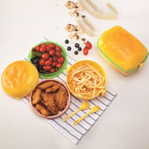 Creative hamburger lunch box for kids