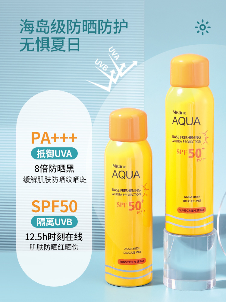 防晒喷雾隔离产品图