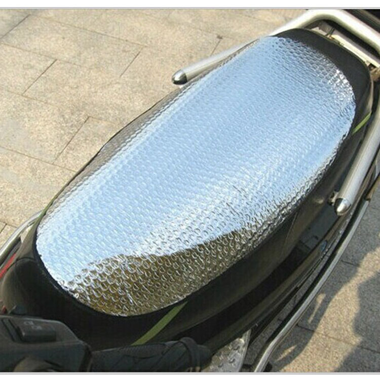 Summer Reflective Pad Heat Shield Sunblock Aluminum Film Sunblock Car Mat Motorcycle Electric Car Sunblock Seat Mat Specification drawing