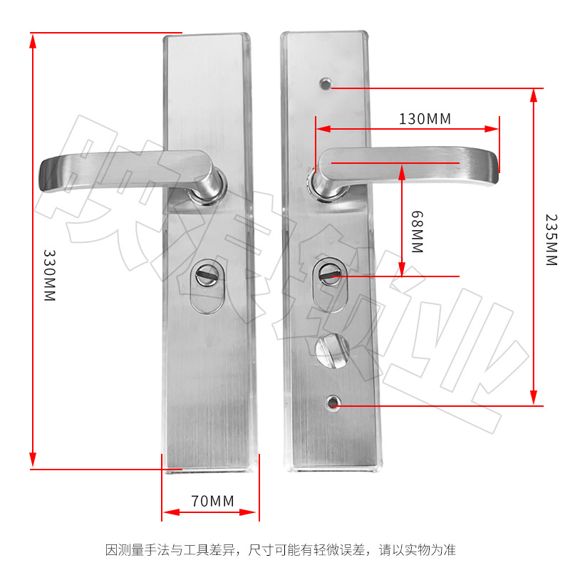 Anti-Theft Door Lock Set Lock Household Handle Universal Security Door Door Handle Iron Door Wooden Door Lock Big Door Lock Application Scenario