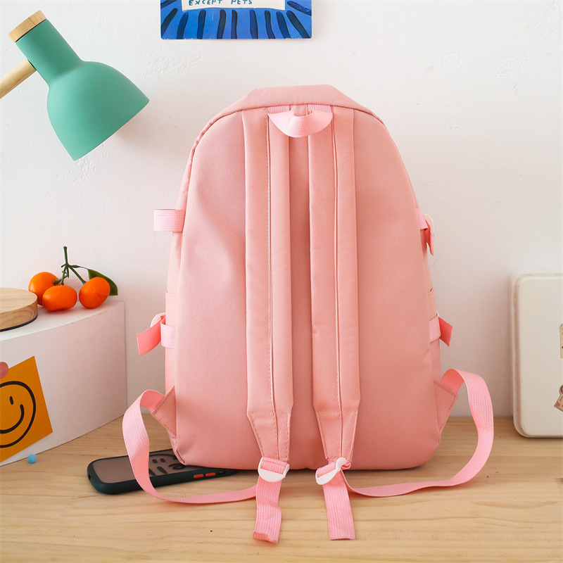 Backpack Nylon cloth bags simple INS Backpack SchoolBags Large quantity discount Wholesale customization welcome consulting, ordering! Specification drawing