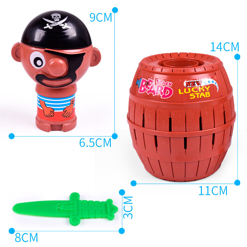 儿童创意新奇海盗桶整人玩具亲人互动趣味桌游恶搞地摊货源批发详情图2