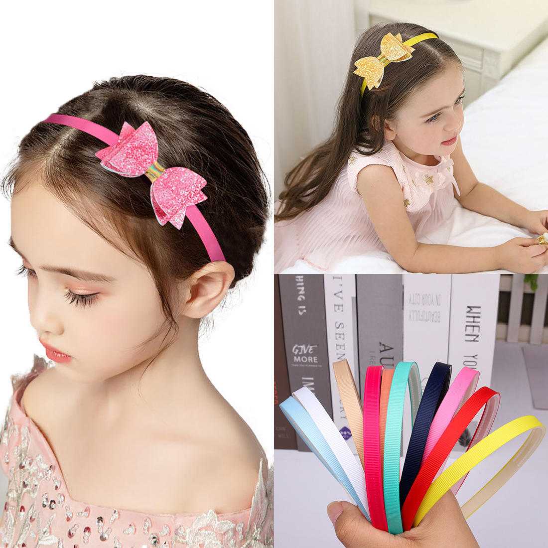 10Mm Wrap Cloth Headband Hair Accessories Diy Plastic Headband With Teeth Sticky Thread Headband Headband Accessories details Picture