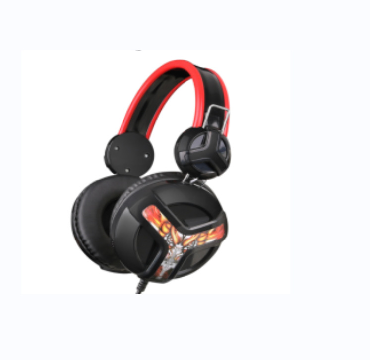 Comfortable ear bags, gaming, bass, seven-color breathing, glowing headphones with microphone