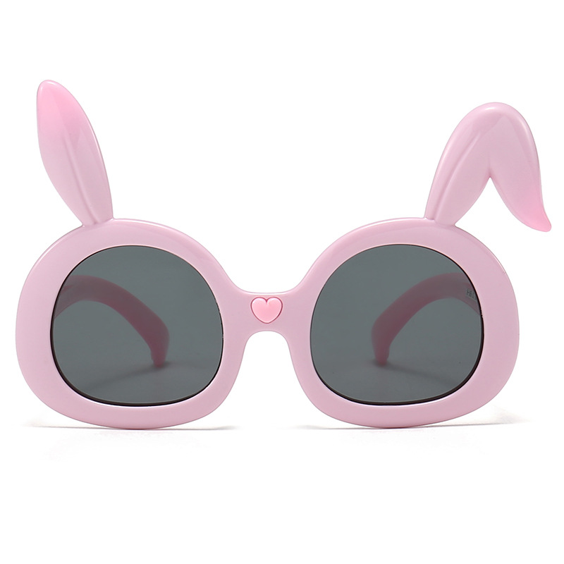New Children's Sunglasses Cute Cartoon Rabbit Youth Polarizer Student Sunglasses Sunshade Mirror 8185 Item Picture