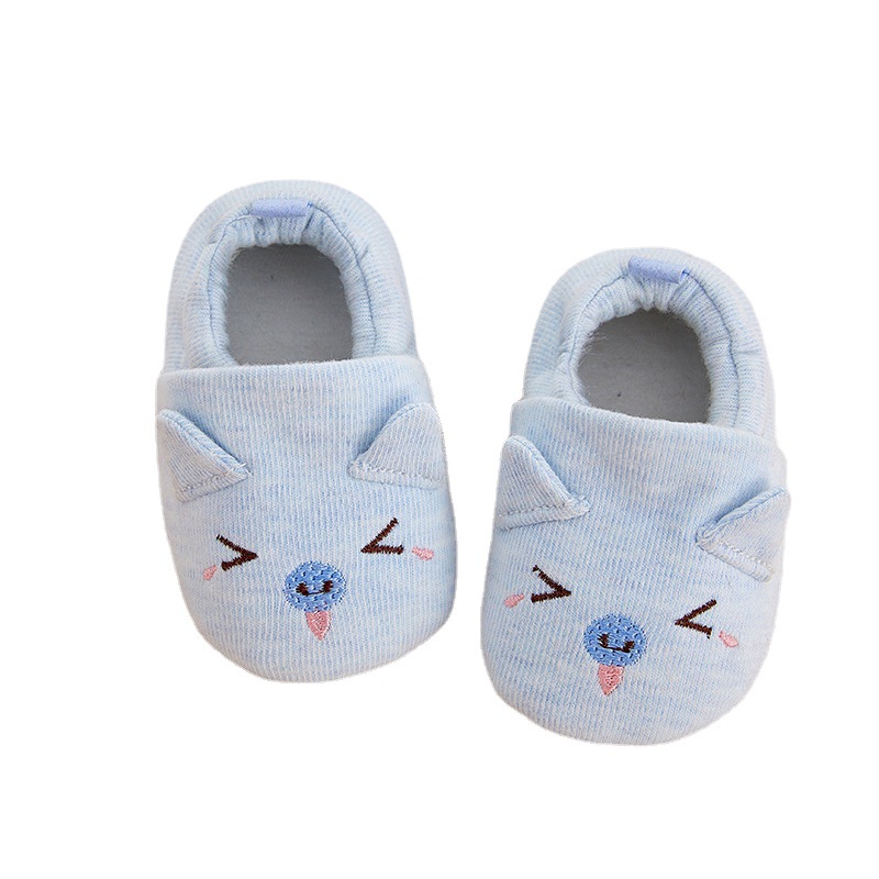 Spring and Autumn baby shoes for girls, baby walking shoes for newborns, soft-soled anti-slip cloth shoes for 0-6-12 months, cute and never fall off Item Picture