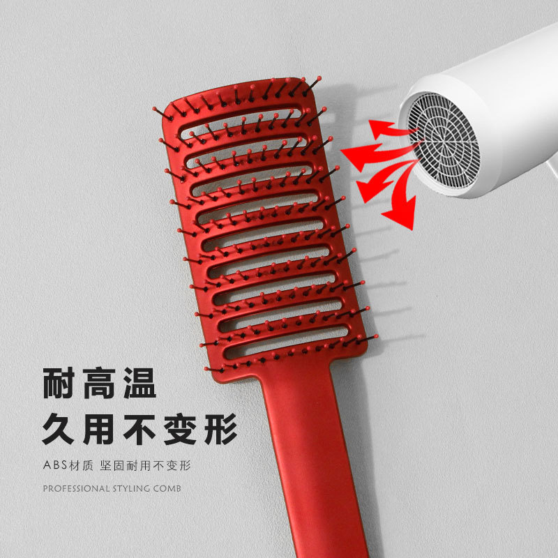 Hair Root Shampooer Big Curved Rib Comb Female Network Red High Cranial Top Curved Big Board Massage Comb Man Application Scenario