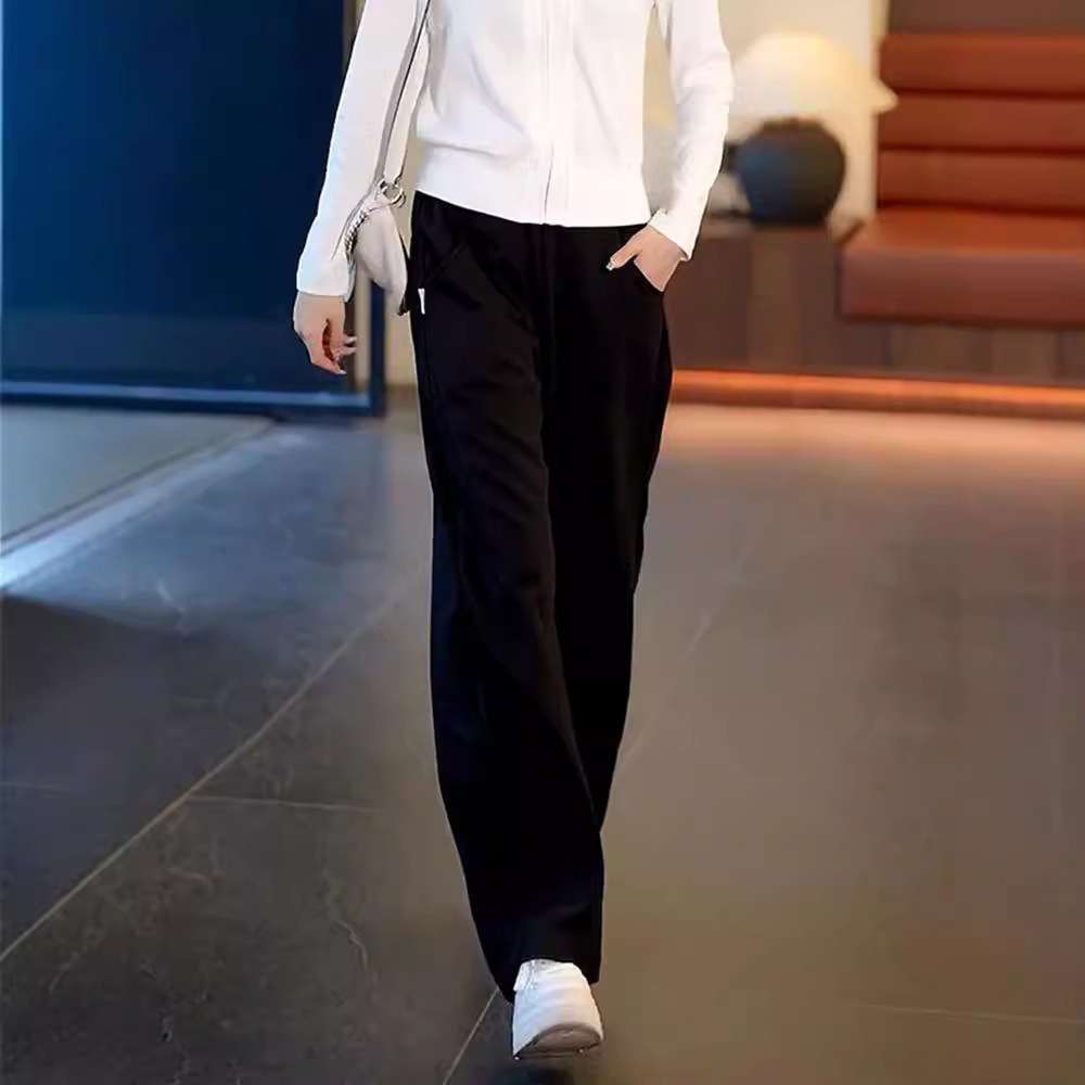 阔腿裤/加绒裤妈妈直筒/卫裤/卫裤女秋款/裤子产品图