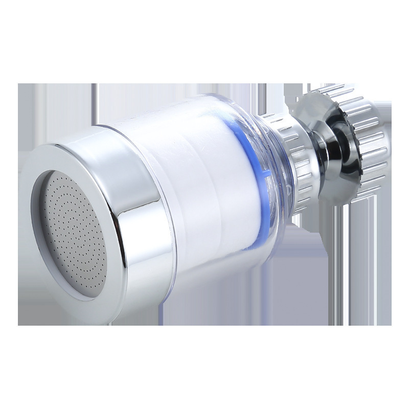 Splash-proof faucet, pressure-increasing, 360-degree rotating filter, universal kitchen faucet foaming device, extended water-saving device Application Scenario