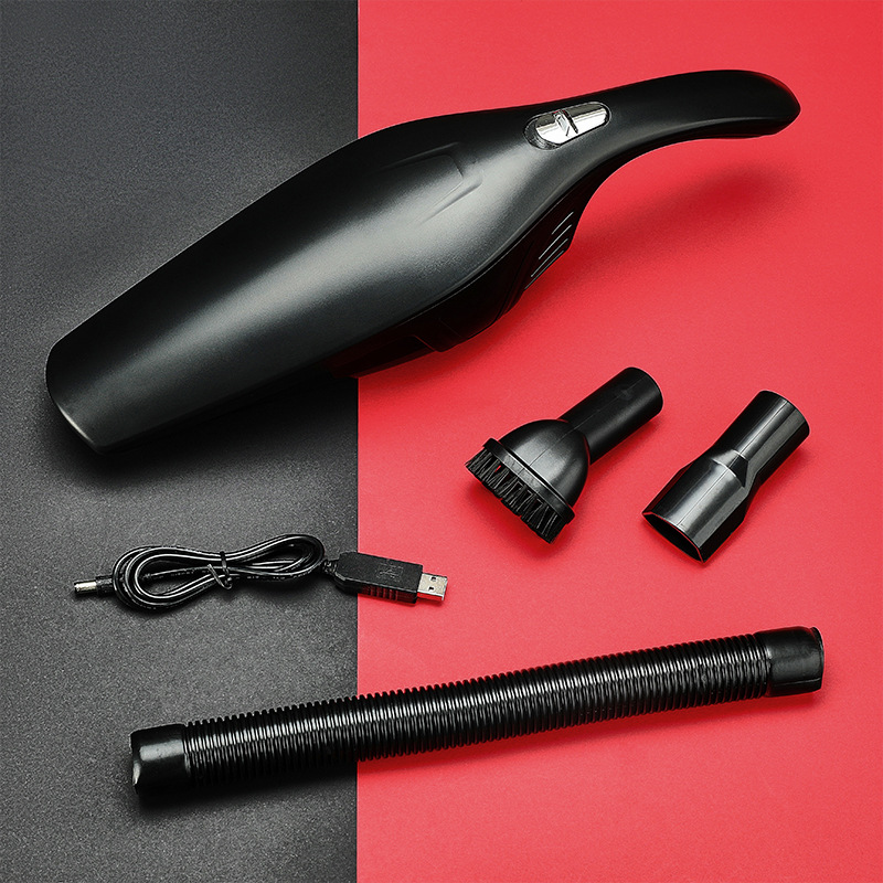 Source factory handheld small wired dry and wet car vacuum cleaner, wireless dual-purpose wireless car vacuum cleaner Specification image
