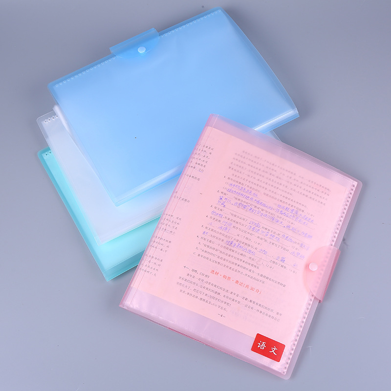 A3文件夹学/透明试卷袋多细节图