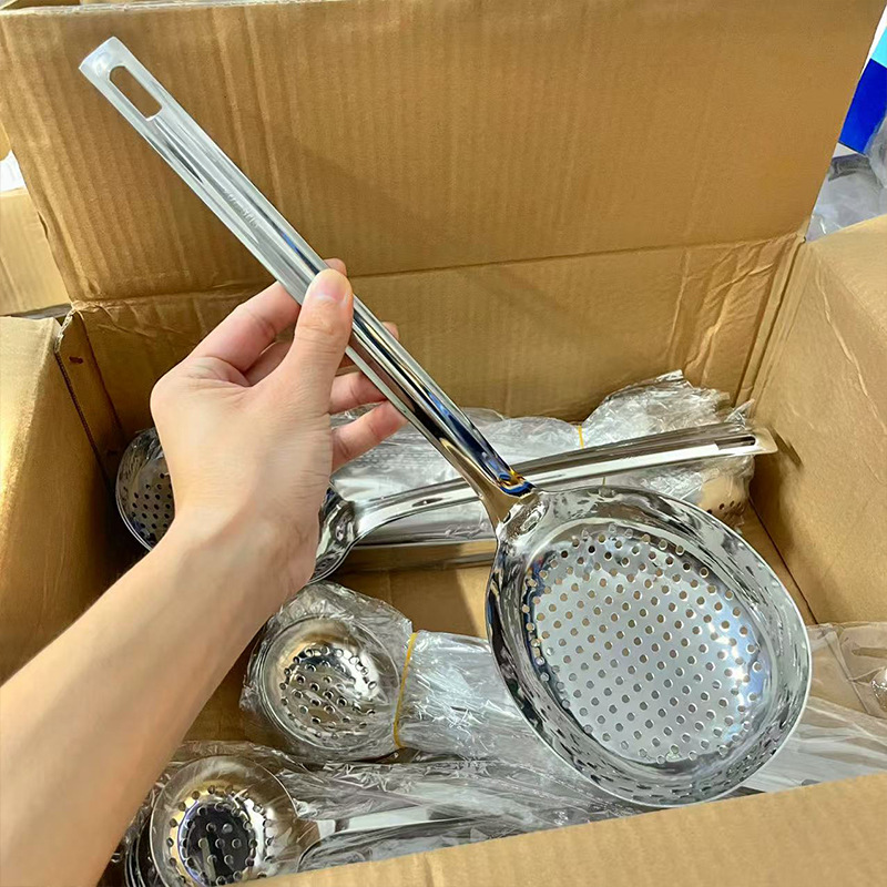 不锈钢花椒勺高颜值长柄火锅漏勺家用厨房工具捞面条饺子笊篱网漏