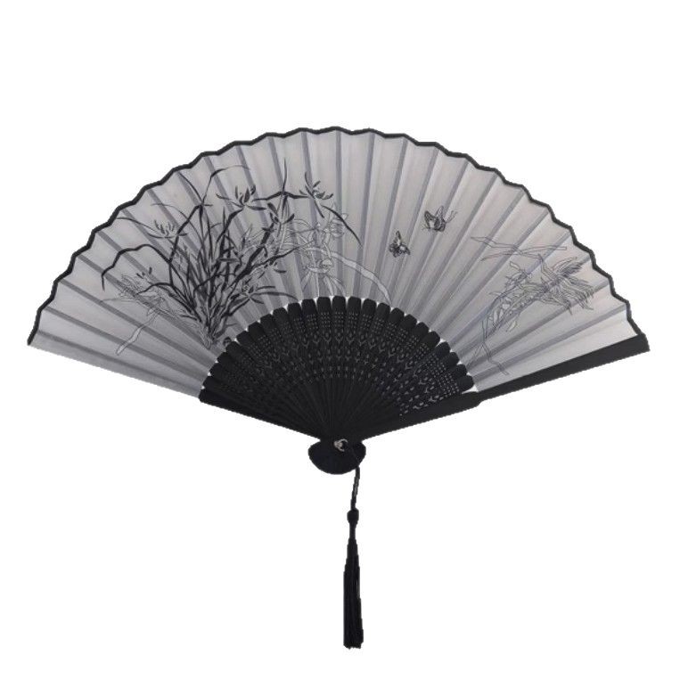 扇子/折扇/蒲扇/扇子女夏/扇子男女中国风白底实物图