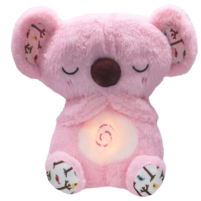 Cross-border new product: Breathing Bear Little Otter plush Toy, Glowing Audio, Children's Soothing and lulling Doll in stock Application Scenario