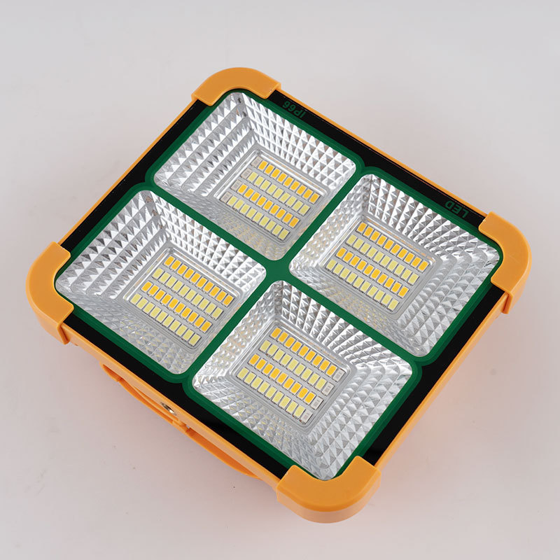 Solar charging emergency light, camping power bank, warning floodlight, charging light, outdoor solar camping light details Picture