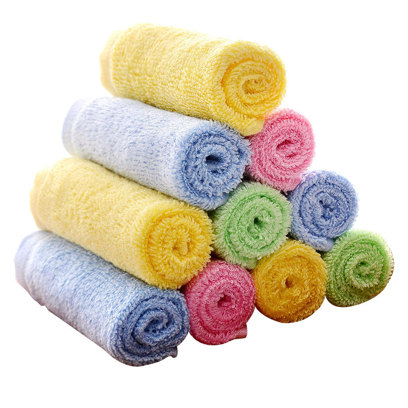 Oil-rich thickened dishcloths that absorb water and do not stick to oil, scouring pads, kitchen cloths, wood fiber dishcloths wholesale Item Picture