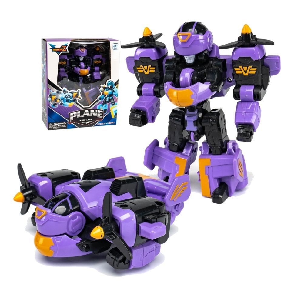 Children's transformable robot mecha, super transformable war God Kong, tank, aircraft model, cartoon toy, educational boy