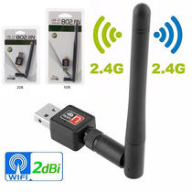 300M wireless NIC usb wifi computer receiver RTL8188 external antenna 2DB small NIC 5DB