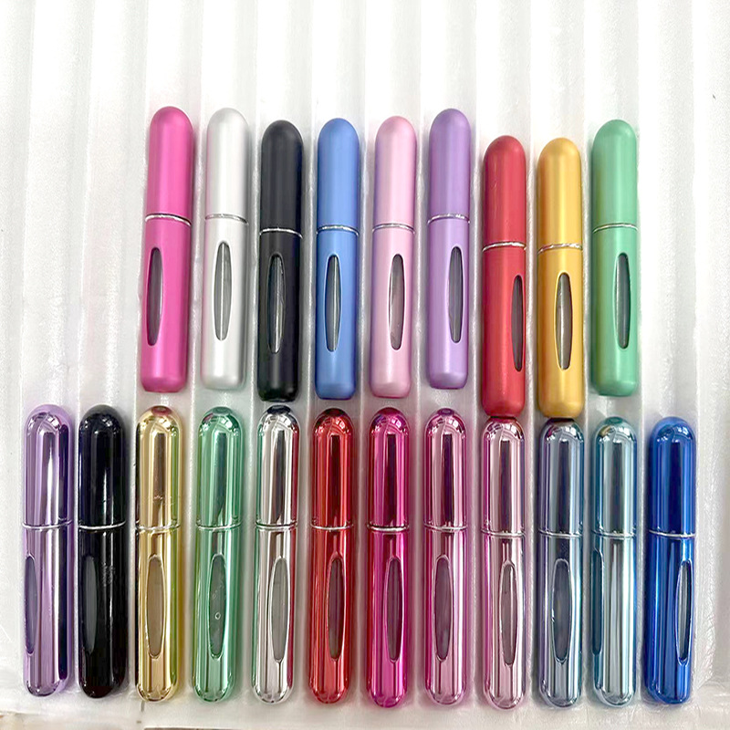 A 5ml bottom-filled perfume dispenser spray bottle can be recycled to fill a portable handheld mini 5ml perfume bottle details Picture