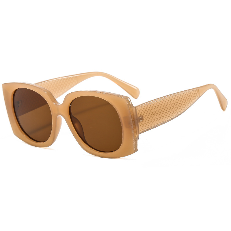 Verano 2025 nuevas gafas de sol de ojo de gato tendencia europea y americana candy color dazzler gafas influencers INS simple shadow Item Picture