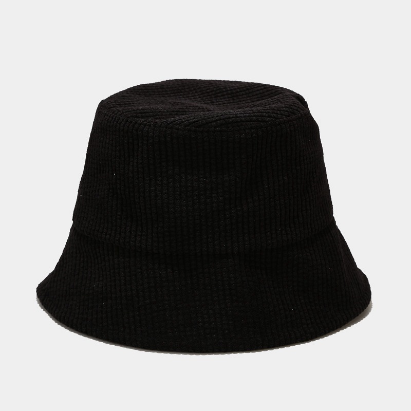 Corduroy Fisherman Hat Printed Embroidery Men's And Women's Outdoor Sunblock Advertising Hat Japanese Basin Hat Hip Hop Hat Specification drawing