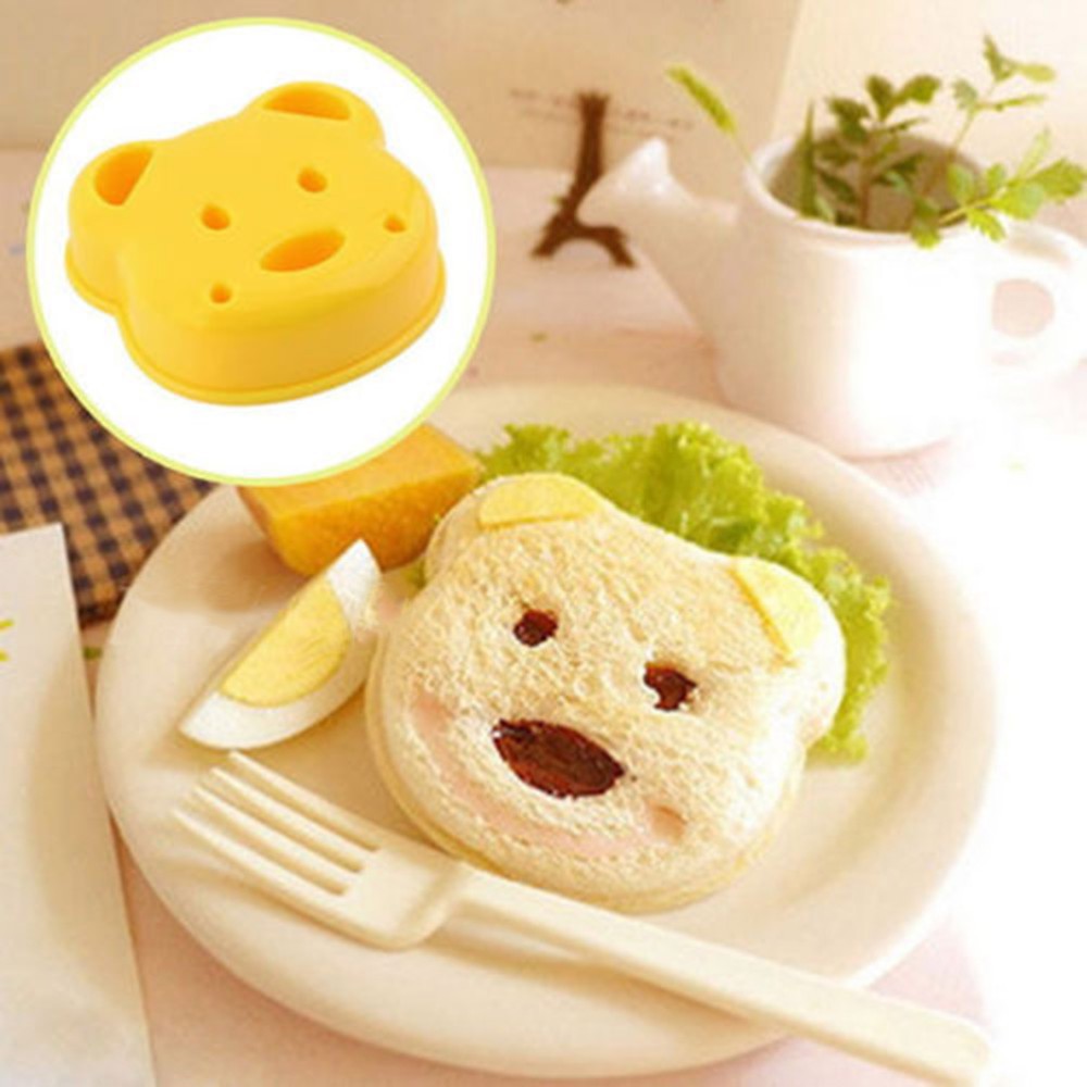 Aliexpress Sells Bear Sandwich Mold Bread Mold Sandwich Making Diy Toast Mold Baking Tools Specification drawing