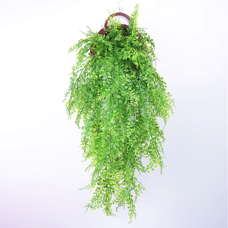 仿真植物百万心藤壁挂绿萝垂柳植物墙配材藤蔓假花吊顶装饰塑料叶