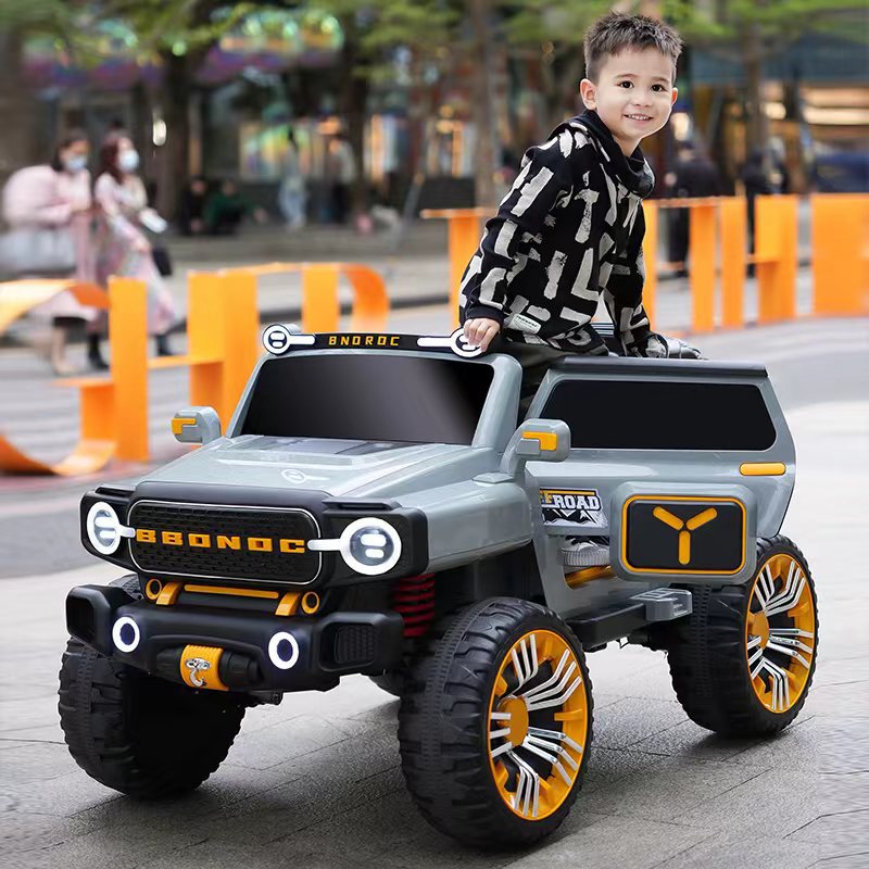 皮尔斯大型儿童电动车四轮汽车双人可坐大人越野遥控玩具车超大号四驱车详情图4