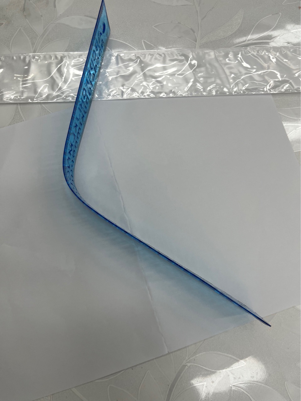 A 30cm flexible ruler with letters, made of PVC Application Scenario
