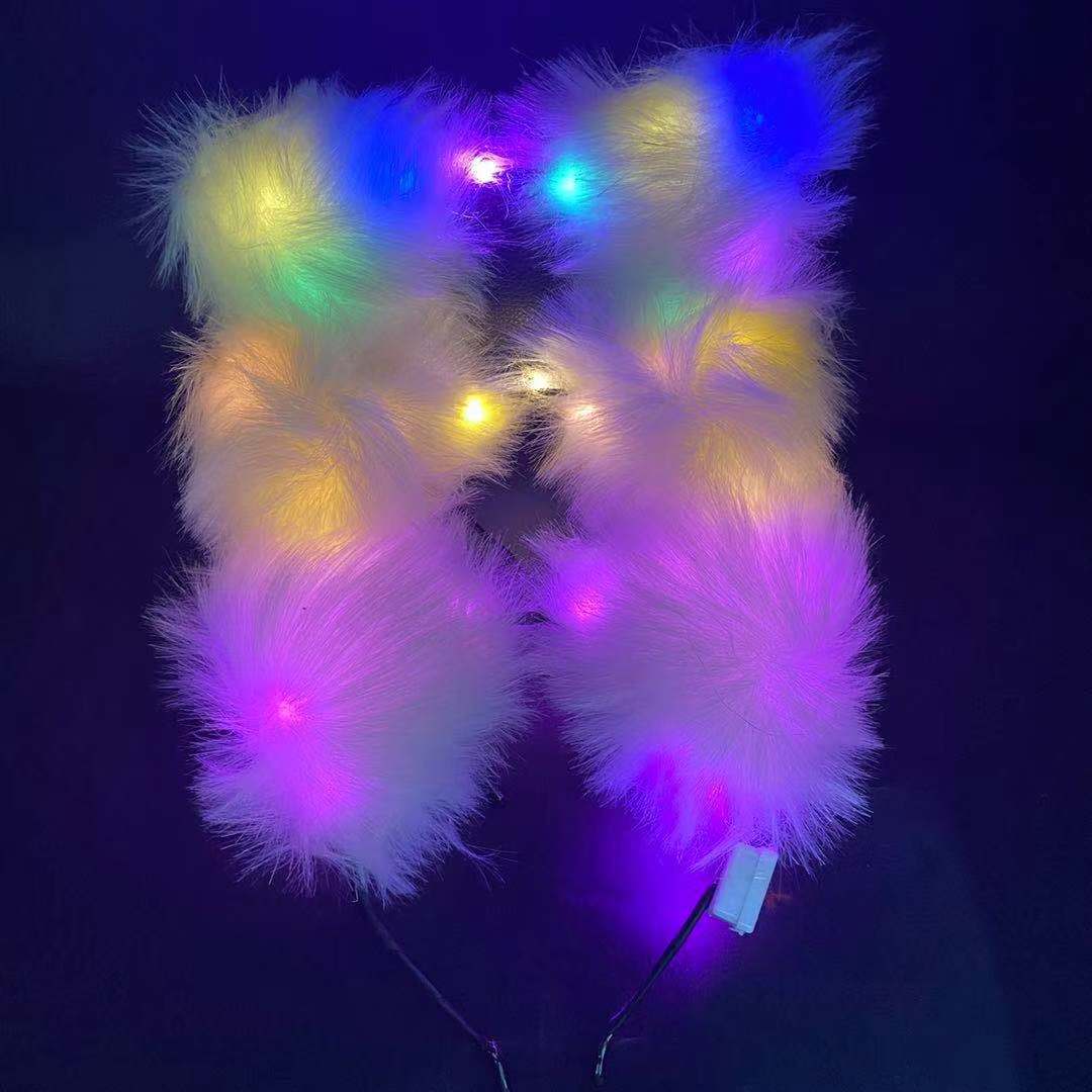 Japanese cute plush Light up bell Fox ears Fox Ears accessories Light up cat ears headband Application Scenario