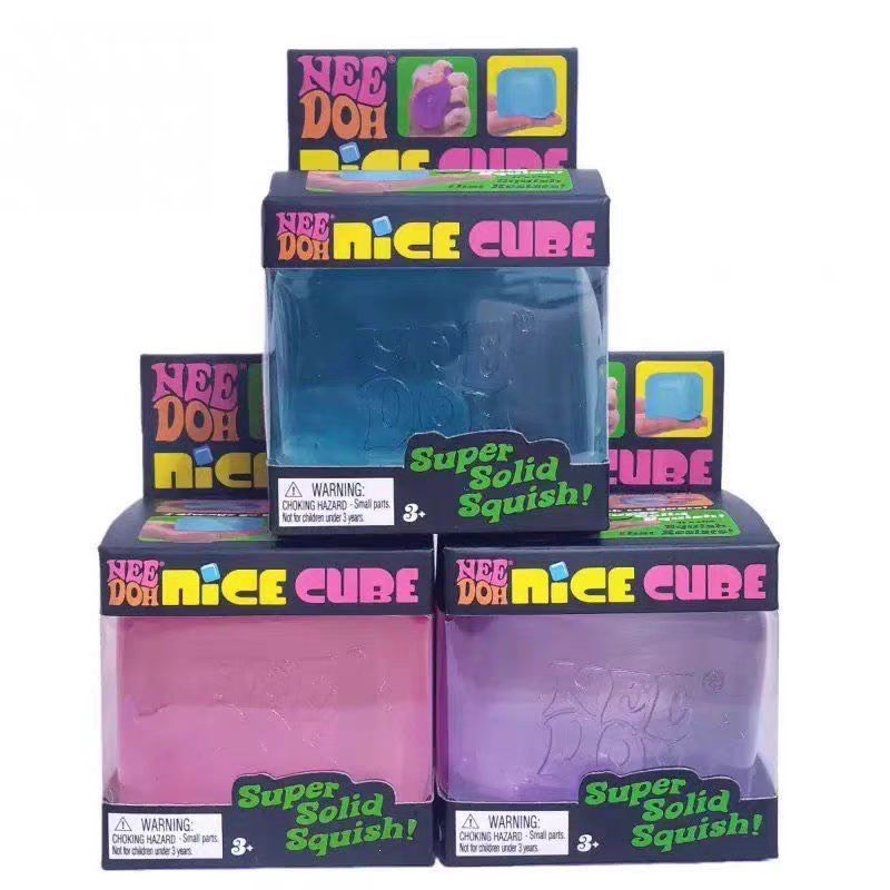Cross-border Needoh Maltose ice Cube Kneading Fun Stress-relieving Toy, Sensory Stress-relieving and venting tool, Slow Rebound Cube pic 6